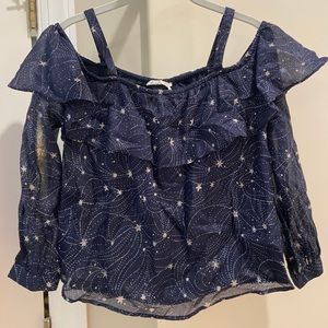 Anthro off the shoulder top